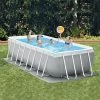 Piscine Tubulaire Prism Rectangulaire 4.88 X 2.44 X 1.07m Intex + Accessoires