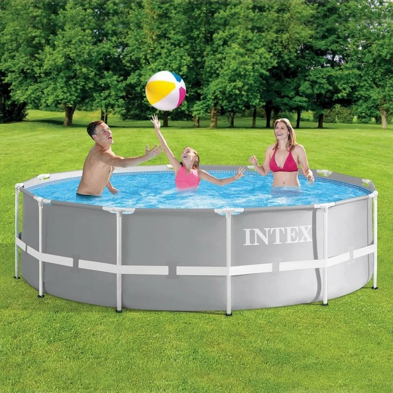 Piscine Tubulaire Ronde Prism Intex 3,66 X 0,99 M Avec Accessoires Intex 3 Piscine Tubulaire Ronde Prism Intex 3,66 X 0,99 M Avec Accessoires Intex