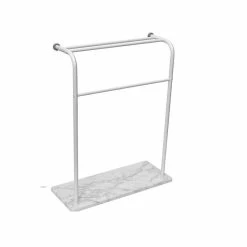 Porte Serviettes 3 Barres Effet Marbre -Ledepot Soldes Magasin porte serviettes 3 barres effet marbre 1