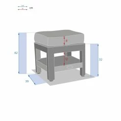 Pouf Polynésia Extérieur Havane Hespéride -Ledepot Soldes Magasin pouf polynesia ext havane hesperide 3