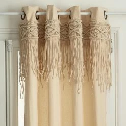 Rideau Macramé 140x260 Rituality Atmosphera -Ledepot Soldes Magasin rideau macrame 140x260 rituality atmosphera 1