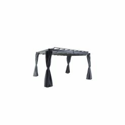 Rideaux Opaques Pour Tonnelle Belize 3,8x3m Hespéride -Ledepot Soldes Magasin rideaux opaques pour tonnelle belize 38x3m hesperide 2