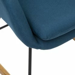 Rocking Chair Pera Bleu Canard Atmosphera -Ledepot Soldes Magasin rocking chair pera bleu canard atmosphera 2