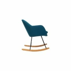 Rocking Chair Pera Bleu Canard Atmosphera -Ledepot Soldes Magasin rocking chair pera bleu canard atmosphera 4
