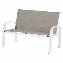 Salon De Jardin 4 Places Elyn Noisette / Blanc Hespéride -Ledepot Soldes Magasin salon de jardin 4 places elyn noisette blanc hesperide 1 2