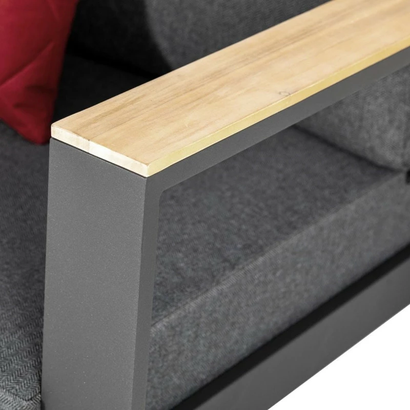 Salon De Jardin Emperia 5p En Aluminium Et Acacia Hespéride 12 Salon De Jardin Emperia 5p En Aluminium Et Acacia Hespéride – Image 10