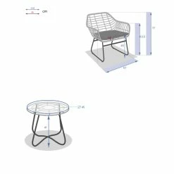 Salon Détente Extérieur Lambada 2 Places Hespéride 21 Salon Détente Extérieur Lambada 2 Places Hespéride -Ledepot Soldes Magasin salon detente exterieur lambada 2 places hesperide 9