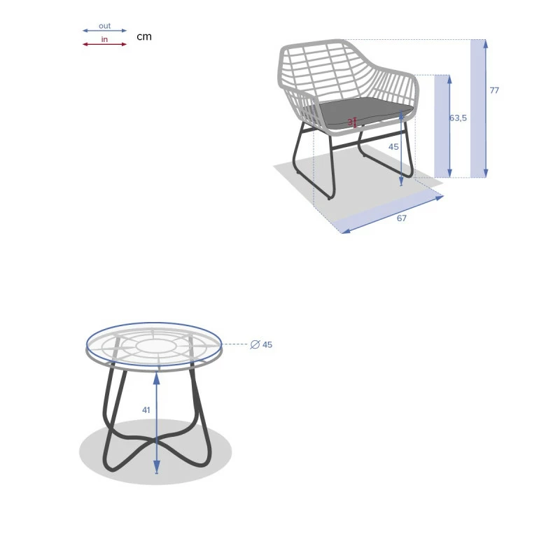 Salon Détente Extérieur Lambada 2 Places Hespéride 12 Salon Détente Extérieur Lambada 2 Places Hespéride – Image 10
