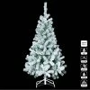 Sapin De Noël 150 Cm Vert Floqué Blanc 1 Sapin De Noël 150 Cm Vert Floqué Blanc -Ledepot Soldes Magasin sapin de noel vert 150 cm floque blanc