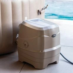 Spa Gonflable Sahara Rond 6 Places Intex -Ledepot Soldes Magasin spa gonflable intex rond beige 6 places 5