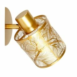 Spot Calathéa Métal Ajouré Doré Ostaria 10 Spot Calathéa Métal Ajouré Doré Ostaria -Ledepot Soldes Magasin spot calathea metal ajoure dore ostaria 2