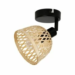 Spot Hanoi En Métal Et Bambou Ostaria 10 Spot Hanoi En Métal Et Bambou Ostaria -Ledepot Soldes Magasin spot hanoi en metal et bambou ostaria 3