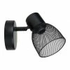 Spot Phenix En Métal Grillage Noir Ostaria