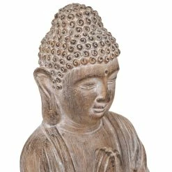 Statue Bouddha Effet Brossé H45 Atmosphera -Ledepot Soldes Magasin statue bouddha effet brosse h45 atmosphera 2
