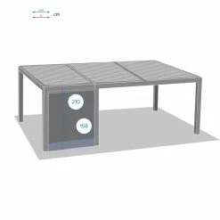 Store Semi-automatique Petit Modèle Pour Tonnelle Majaé Hespéride -Ledepot Soldes Magasin store semi automatique petit modele pour tonnelle majae hesperide 2