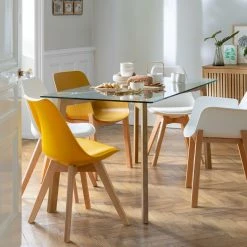 Table à Manger 150x80cm Taho Atmosphera -Ledepot Soldes Magasin table a manger 150x80cm taho atmosphera 3