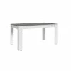 Table à Manger 160cm Blanc Et Gris Béton Gent -Ledepot Soldes Magasin table a manger 160cm blanc et gris beton gent