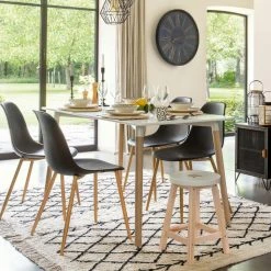 Table à Manger Blanc Roka Atmosphera -Ledepot Soldes Magasin table a manger blanc roka atmosphera 4