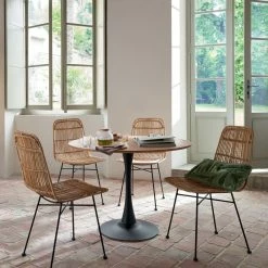 Table à Manger Ronde D102 Elias Atmosphera -Ledepot Soldes Magasin table a manger ronde d102 elias atmosphera 1