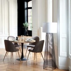 Table à Manger Ronde D102 Elias Atmosphera -Ledepot Soldes Magasin table a manger ronde d102 elias atmosphera 3