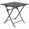 Table Alu Pliante Azua 2 Places Graphite Hespéride -Ledepot Soldes Magasin table aluminium azua 2 places noir graphite hesperide