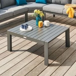 Table Basse Carrée Graphite Evasion Hespéride -Ledepot Soldes Magasin table basse carree graphite evasion hesperide 1 1