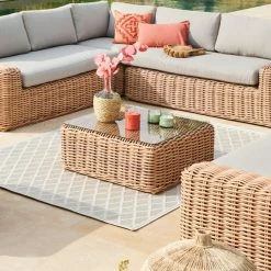 Table Basse Extérieure Carrée Savinia Coloris Tahini Hespéride 7 Table Basse Extérieure Carrée Savinia Coloris Tahini Hespéride -Ledepot Soldes Magasin table basse exterieure carree savinia coloris tahini hesperide 1