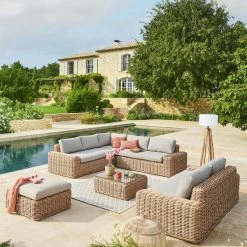 Table Basse Extérieure Carrée Savinia Coloris Tahini Hespéride 8 Table Basse Extérieure Carrée Savinia Coloris Tahini Hespéride -Ledepot Soldes Magasin table basse exterieure carree savinia coloris tahini hesperide 2