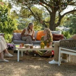 Table Basse Extérieure Oriengo Blanc Hespéride 8 Table Basse Extérieure Oriengo Blanc Hespéride -Ledepot Soldes Magasin table basse exterieure oriengo blanc hesperide 1