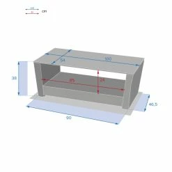 Table Basse Extérieure Polynésia Havane Hespéride -Ledepot Soldes Magasin table basse exterieure polynesia havane hesperide 1 2