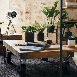 Table Basse Silas Bois Massif Atmosphera -Ledepot Soldes Magasin table basse manguier bois massif atmosphera 5