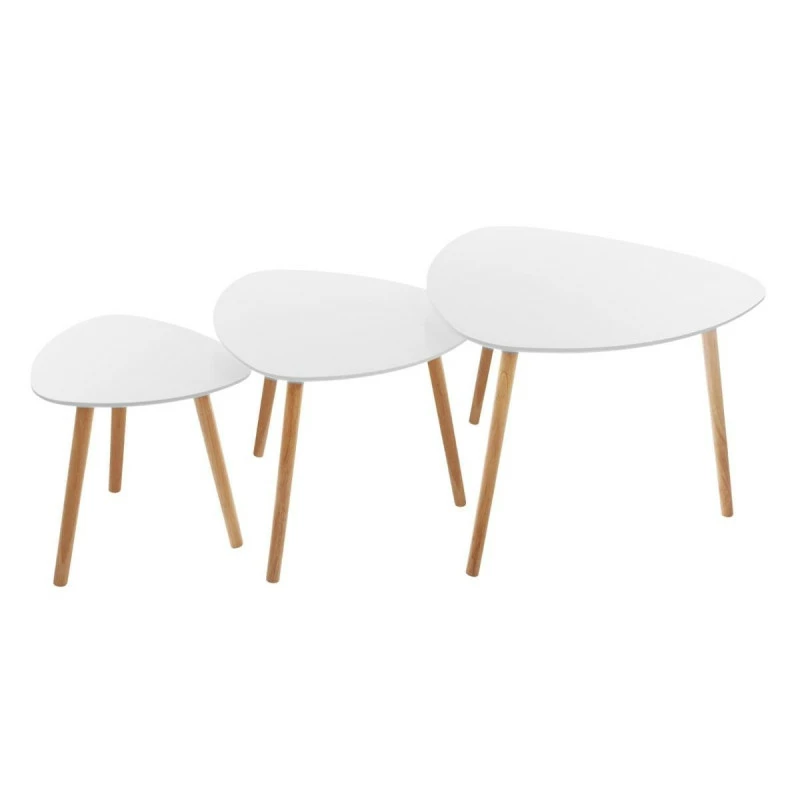 Table Basse Mileo Blanc Lot De 3 Atmosphera 3 Table Basse Mileo Blanc Lot De 3 Atmosphera