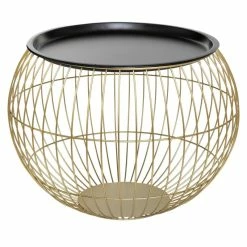 Table Basse X2 Métal Doré Alya Atmosphera 11 Table Basse X2 Métal Doré Alya Atmosphera -Ledepot Soldes Magasin table basse x2 metal dore alya atmosphera 3