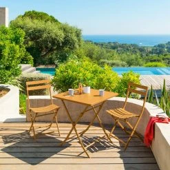 Table Carrée Pliante Greensboro 2p Ocre Hespéride 7 Table Carrée Pliante Greensboro 2p Ocre Hespéride -Ledepot Soldes Magasin table carree pliante greensboro 2p ocre hesperide 1