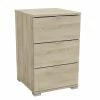 Demeyere Table De Chevet 3 Tiroirs Perfect Naturel -Ledepot Soldes Magasin table de chevet 3 tiroirs perfect naturel