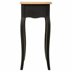 Table De Chevet Chrysa Noire Atmosphera -Ledepot Soldes Magasin table de chevet chrysa noire atmosphera 2