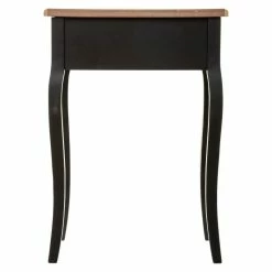 Table De Chevet Chrysa Noire Atmosphera -Ledepot Soldes Magasin table de chevet chrysa noire atmosphera 3