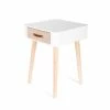 Table De Chevet Pieds Bois 1 Tiroir Blanc 2 Table De Chevet Pieds Bois 1 Tiroir Blanc -Ledepot Soldes Magasin table de chevet pieds bois 1 tiroir blanc