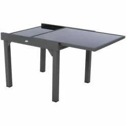 Table Piazza Extensible 8 Personnes Anthracite/graphite -Ledepot Soldes Magasin table piazza extensible 8 personnes anthracite graphite 3