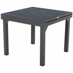 Table Rectangulaire Extensible Piazza 8 P. Graphite Hespéride -Ledepot Soldes Magasin table rectangulaire extensible piazza 8 personnes graphite hesperide 2