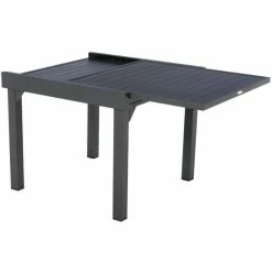 Table Rectangulaire Extensible Piazza 8 P. Graphite Hespéride -Ledepot Soldes Magasin table rectangulaire extensible piazza 8 personnes graphite hesperide 3