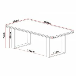 Table Salle Manger 160 Cm Marseille -Ledepot Soldes Magasin table salle manger 160 cm marseille 2