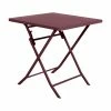 Table Carrée Pliante Greensboro 2p Bordeaux Hespéride -Ledepot Soldes Magasin tables carree exterieur greensboro bordeaux hesperide