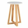Tabouret Avec Pieds En Bambou & Plateau Blanc -Ledepot Soldes Magasin tabouret avec pieds en bambou plateau blanc
