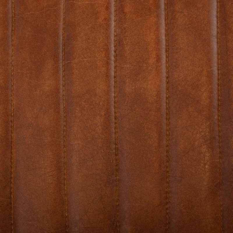 Tabouret De Bar En Cuir Marron Dario Atmosphera 6 Tabouret De Bar En Cuir Marron Dario Atmosphera – Image 4