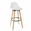Tabouret Bar Maxon Simili Blanc Atmosphera -Ledepot Soldes Magasin tabouret bar maxon simili blanc atmosphera
