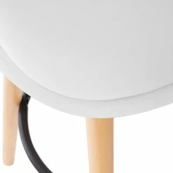 Tabouret Bar Maxon Simili Blanc Atmosphera -Ledepot Soldes Magasin tabouret bar maxon simili blanc atmosphera 2