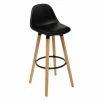Tabouret Bar Maxon Simili Noir Atmosphera -Ledepot Soldes Magasin tabouret bar maxon simili noir atmosphera