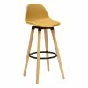 Tabouret Bar Maxon Simili Ocre Atmosphera -Ledepot Soldes Magasin tabouret bar maxon simili ocre atmosphera