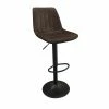Tabouret De Bar Barcelona PU Brun Foncé -Ledepot Soldes Magasin tabouret de bar barcelona pu brun fonce